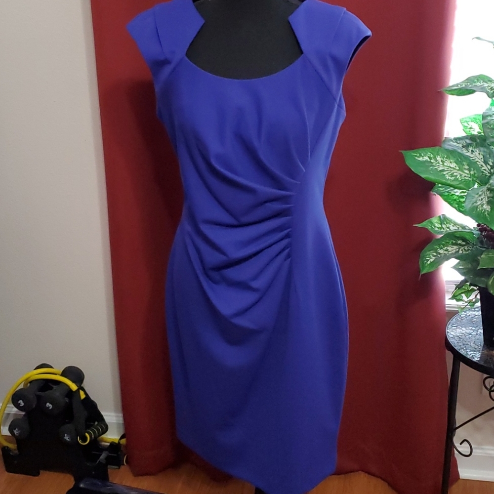 Calvin Klein Purple Dress